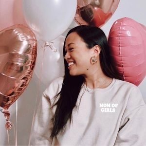Mom of girls sweatshirt